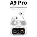 A9 Pro AirPods – Advanced ANC/ENC Wireless Earbuds with Touch Screen